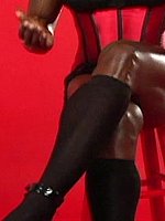 super hot ebony female bodybuilder mistress treasure in ripped contest shape